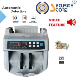 Security Store fully automatic money counter & detector for new indian currency Note Counting Machine image 3