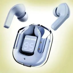 Sotho Ultrapods Max TWS Bluetooth Earbuds with LED Display & Mic, All Devices Headphone Stand-picture-32