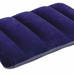 Velvet Soft Comfort Air Inflatable Travel Pillow Blue-image-70