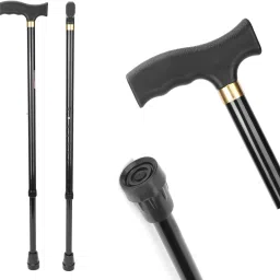 High Quality Aluminum | Height Adjustable | For Old and Handicapped People | Walking Stick-picture-27
