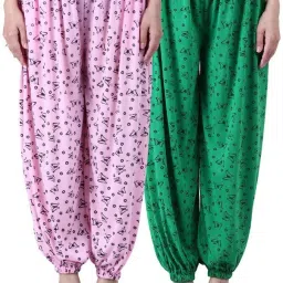 Printed Viscose Women Harem Pants-image-37