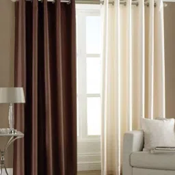 152.5 cm (5 ft) Polyester Semi Transparent Window Curtain (Pack Of 2)-image-24