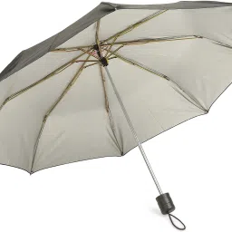 Solid 3 Fold Manual Open 8 Aluminium Ribs UV Coated Windproof Silver Coating Umbrella-19