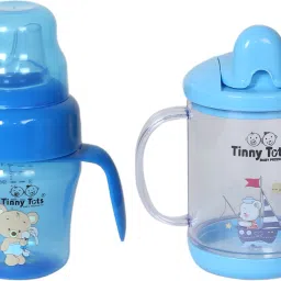 2 Baby Sippy Cup/Bottle Water/Juice/Milk 150ML Spout Sippers & Twin Handles-13
