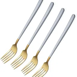 Stainless Steel Dinner Forks Table Forks Set Long Handle Forks for Buffet Forks Stainless Steel Serving Fork Set-4