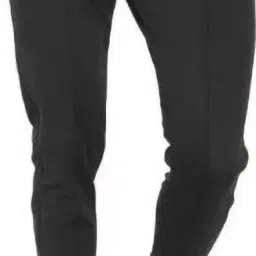 Men Regular Fit Black Linen Blend Trousers-image-20