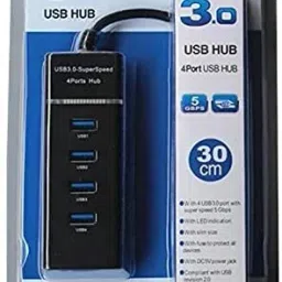 RAREGEAR USB 3.0 SuperSpeed 4-Port Hub – High-Speed Data Transfer Hub Camera, Mobile, Tablet, PC, Laptop, TV Mouse, Keyboards USB Hub-17