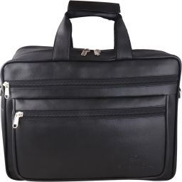 Men Black Messenger Bag - Extra Spacious-image-84
