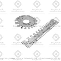 buyohlic SWG Round & Rectangular Gauge Metal Wire Sheet Thickness Diameter Gauge Radius Gauge image 4