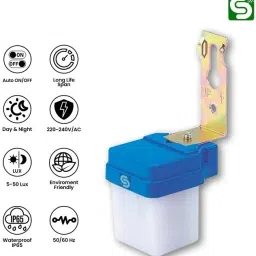 ESYSENSE ESY-LD026A | Automatic ON/OFF Day Night LDR Sensor, 6Amp Photocell Sensor Wired Sensor Security System image 2