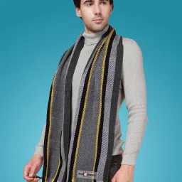 Pick Ur Needs Striped Men Muffler-image-99