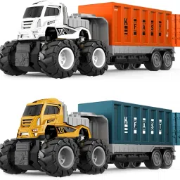 Transport Truck Toy Container Toy Truck Set of 2 for Kids 2 year and above-image-20