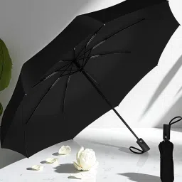 en,Women,Kids,Girls,Boys - 3 Fold with Auto Open and Close Umbrella (Black)_40 Umbrella-image-75