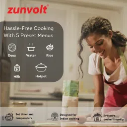 zunvolt 2000 W Induction Cooktop Touch Panel image 2