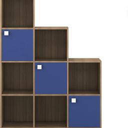spacewood Engineered Wood Semi-Open Book Shelf image 2
