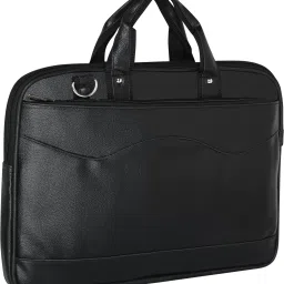 Black Men & Women Hand-held Bag - Extra Large Ultra Sleek Vegan Leather hand messenger Bag for men women | Corporate office laptop bag men | tablet ipad document holder | Faux Leather TopGrain Faux Leather Messenger Shoulder Side Bag for Men | messenger bags for men | office shoulder bag for men |laptop messenger bags men waterproof | laptop bag 15.6 inch |file bag |leather messenger beg | Corporate Gift Items | birthday gift item for men |daily use travel messenger bags.-picture-27