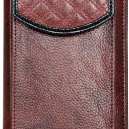 Women Casual Brown Artificial Leather Wallet - Regular Size-image-37