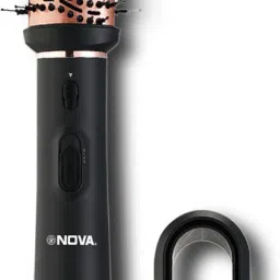 NOVA 3 in 1 Hot Air Brush for Women | One Step Dryer, Volumizer and NHP 8226 Hair Straightener-image-15