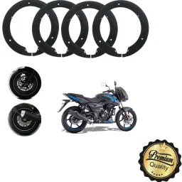 17 Inch Half Disc Pro Wheel cover Pack of 4 ( Black) For Bajaj Pulsar 150 Wheel Cover For Bajaj NA-image-65