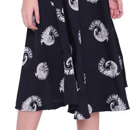 Women Printed A-line Multicolor Skirt-image-85