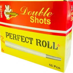 Double Shots Pre rolled 55 pieces cones Natural King Size 13 gsm Paper Roll-image-35