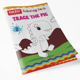 Coloring Book | Trace & Color | A4 Size, Thick Paper | Kids Age 3 to 5 years Sketch Pad-image-79