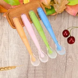 Baby Self Feeding Utensil | Feeding Silicone Spoon Set for Kids & Babies (4pcs)- Silicone-21