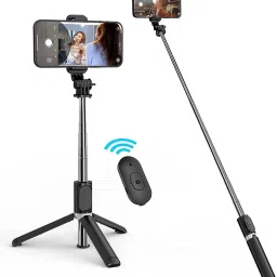 XITARA Wireless Remote selfie stick R1 Bluetooth Selfie Stick Tripod, Monopod-10