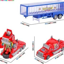 venimall 2 in 1 Big Size Deformation Robot Container Toy Truck for Kids image 2