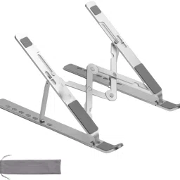 Syshri Portable Ergonomic Laptop/Desktop Riser – Aluminum Adjustable Stand Compact Laptop Stand-picture-18
