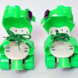 company Green Skatings For Kids Childrens With Front Breaks In-line Skates - Size 4 -12 year Quad Roller Skates Quad Roller Skates - Size 4-12 UK-image-68