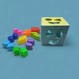 Sorting Cube Toy with Bright Colors-image-72