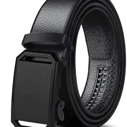 Men Black Artificial Leather, Texas Leatherite Belt-image-73