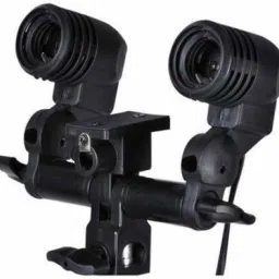 Stookin E27 Double Light Socket with Light Stand Swivel Mount & Umbrella Holder Camera Rig-19