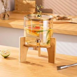 Water Beverage Dispenser with Wooden Stand Bottom Loading Water Dispenser-image-78