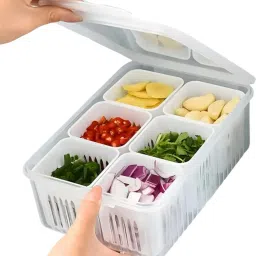 Plastic Kitchen-Storage-Set-Storage-in-Kitchen-Vegetable-Storage-Draining-Crisper Storage Basket-26