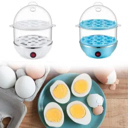 Double Layer Electric Egg Boiler, Cooker, Poacher (Multicolor, 14 Eggs) Solid Egg Cooker-image-62