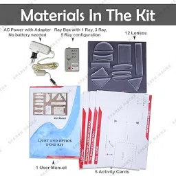 sparsh hacks Light and Optics Class Demo Kit with 3 Beam Configration - Science Kit image 4
