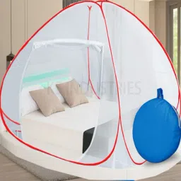 Polyester Infants Washable WHITE mosquito net for door mosquito net for windows free size machardani gate Mosquito Net-17