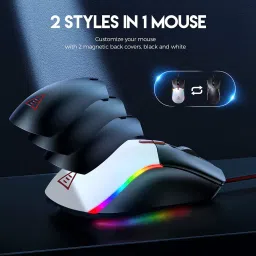 EKSA EM200 Wired Ambidextrous OpticalGaming Mouse image 3