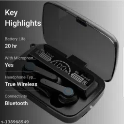 M19TWS PREMIUM HIGH QUALITY EARBUDS Wireless Earbuds For Mobile Phone Bluetooth Gaming Headset-10