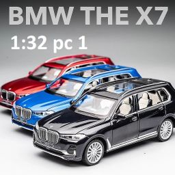 1:32 X7 SUV Alloy Die cast Vehicles Metal Car Pull Back Toy pc1-image-9
