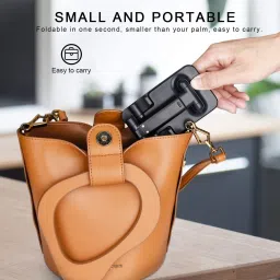 ANY KART Adjustable Cell Phone Stand, Foldable Portable Phone Stand Phone Holder for Desk, Desktop Tablet Stand Compatible with Mobile Phone Single Gimbal for Mobile image 4