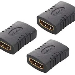 RIVER FOX HDMI Cable 0.1 m HDMI Female to Female Coupler / Joiner / Jointer / Gender Changer-image-20