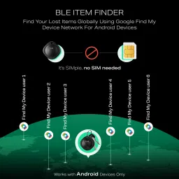 boat TAG with Item Location Tracker,80dB Alarm, Find My Device for ANDROID Users Only Location Smart Tracker image 2