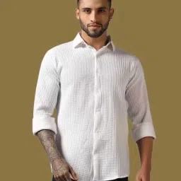 Men Regular Fit Self Design Casual Shirt-picture-13