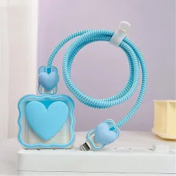 MOBISINGH Silicone Pull String Headphone Case For Compatible with Apple 20W Adapter-4