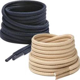house of common Shoe Laces Round Navy Blue Beige 150cm shoe lace for Boot sport Hiking shoes Shoe Lace-image-72