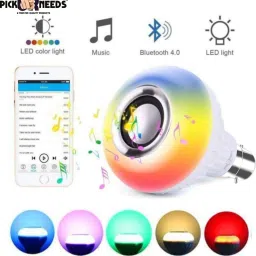 Daily Needs Shop Smart LED Music Light Bulb With Bluetooth Remote Control, Audio Speaker, Music 6 W Bluetooth Party Speaker image 4