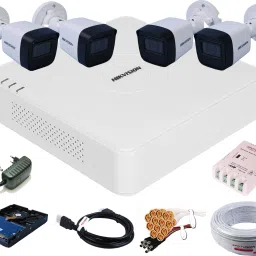 HIKVISION 4 Channel HD DVR 1080P,2MP Outdoor HD Camera IP67 EXIR Performance,COMBO-90 Security Camera-17